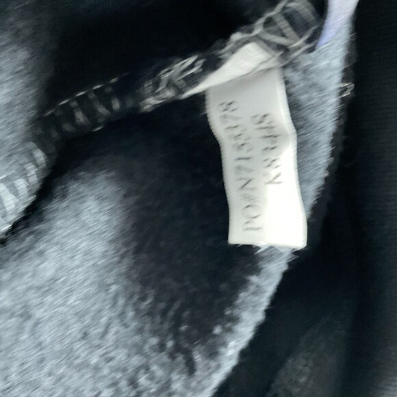 Nautica Men's 1/4 Zip Medium Long Sleeve Pullover Sweater Color Block Black/Gray - Picture 8 of 9